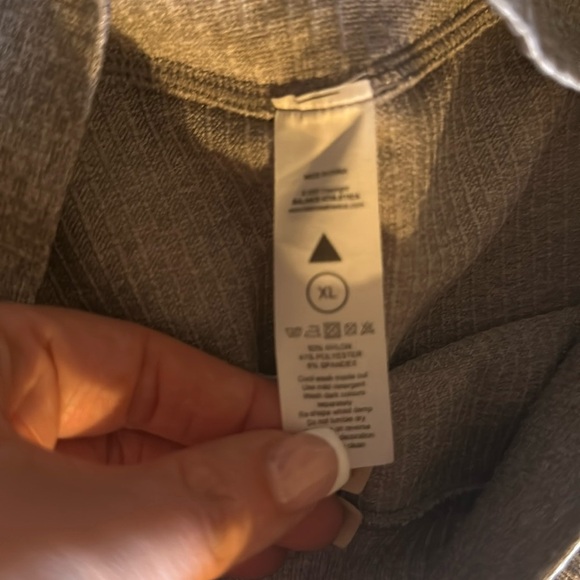 BALENCE/vitality grey ribbed legging - Picture 2 of 3